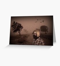 helmet Greeting Card