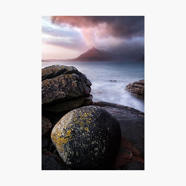 Skye Cuillin Sunset Elgol Loch Scavaig Scotland Photographic Print