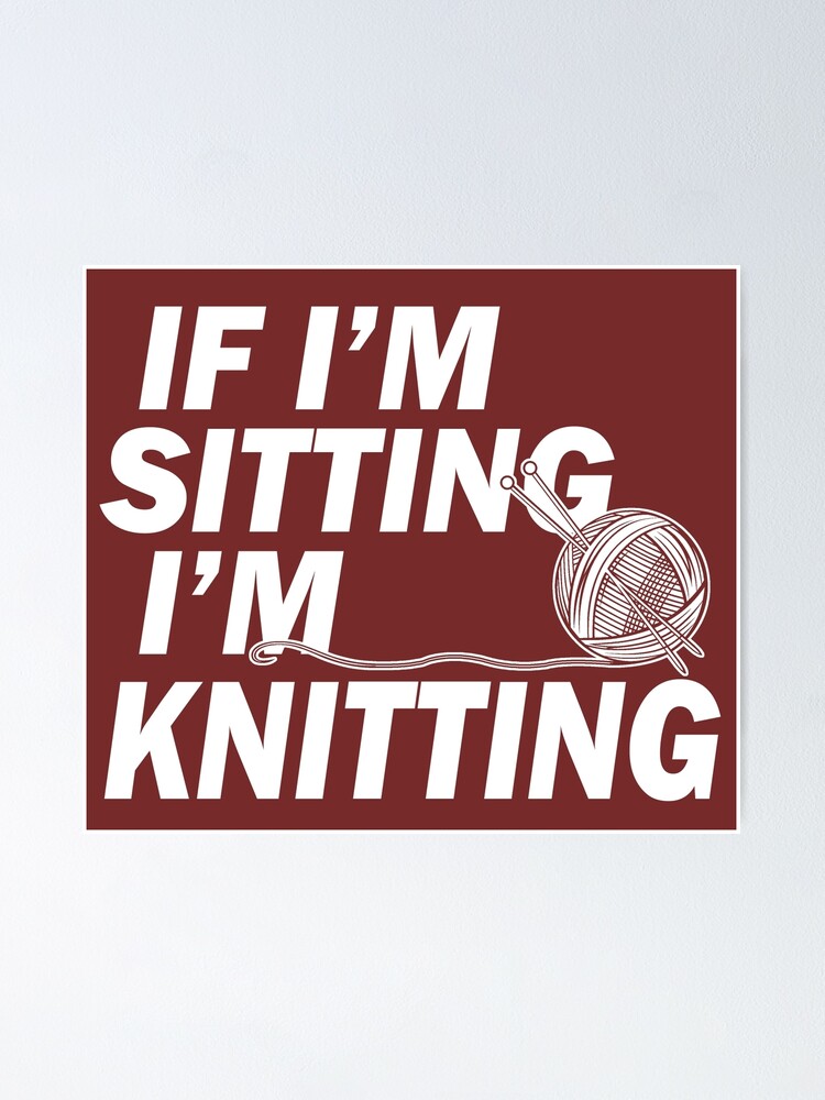 Knitting Gifts for Knitters - A Day Without Knitting Funny Gag