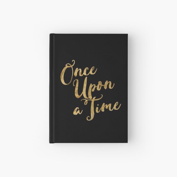 Golden Look Once Upon a Time Hardcover Journal