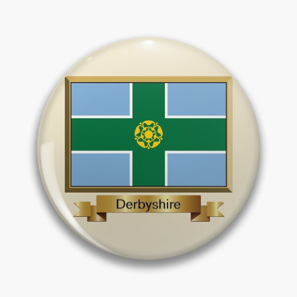Artikelvorschau, Derbyshire Flag Geschenke, Aufkleber und Produkte - Benannt entworfen und verkauft von mpodger.