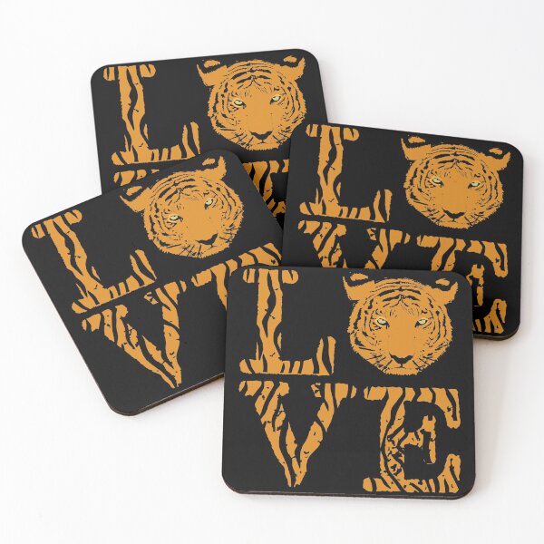 Item preview, Tiger Print Love Cute Tiger Face Animal Tiger Head designed and sold by inkedtee.