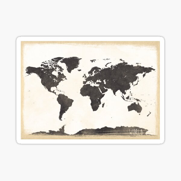 Item preview, World map classic designed and sold by Pranatheory.