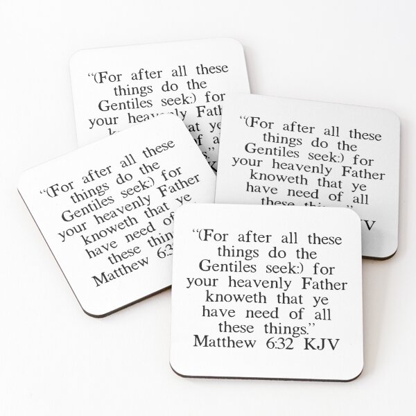 Item preview, Matthew 6:32 KJV designed and sold by IBMClothing.