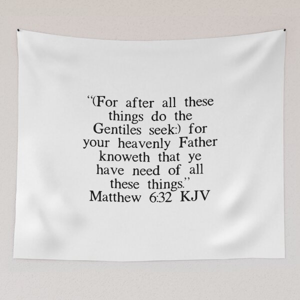 Item preview, Matthew 6:32 KJV designed and sold by IBMClothing.