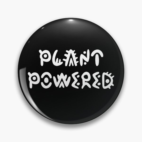 Item preview, Tribal text plant powered designed and sold by ReignGFX.