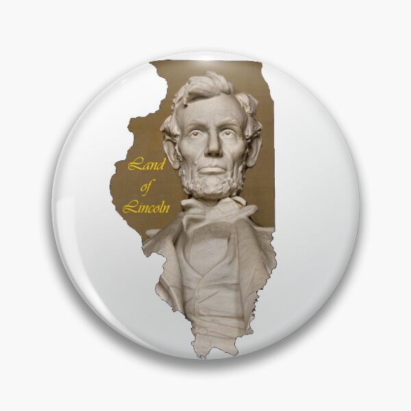 Item preview, Illinois Map with State Nickname:  The Land of Lincoln designed and sold by Havocgirl.