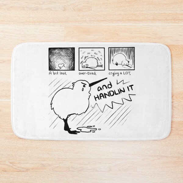 Item preview, "HANDLIN IT" Kiwi Bird Comic designed and sold by thelatestkate.