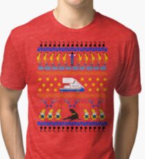 Arrested Development Ugly Sweater Tri-blend T-Shirt