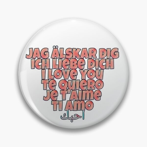 Artikelvorschau, Ich liebe dich, jag älskar dig, ich liebe dich, te quiero, je taime, ti amo, احبك entworfen und verkauft von coatstar.