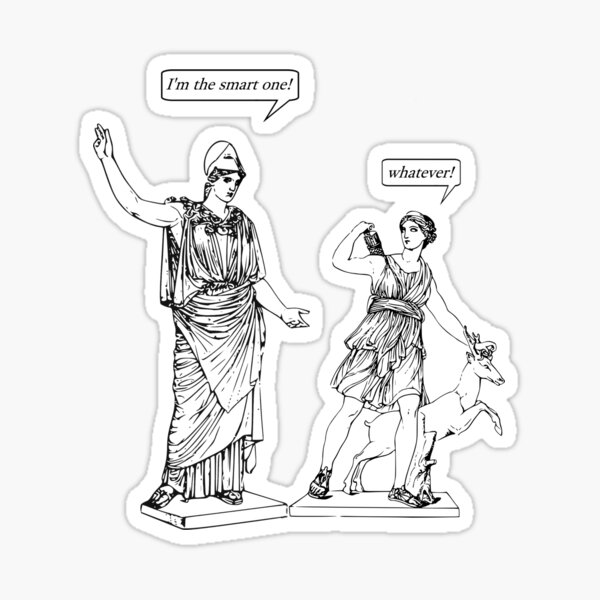 GODDESS STATUS Sticker