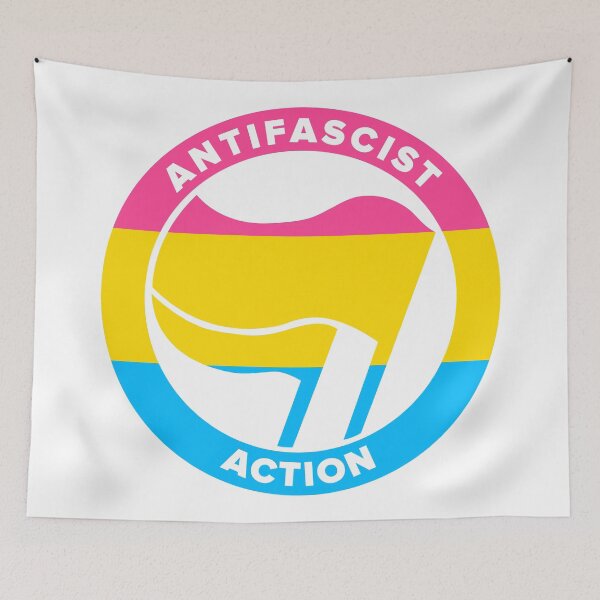 Item preview, LGBT PAN Flag Antifa designed and sold by AntifaShop.