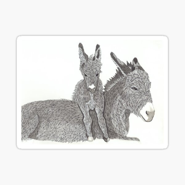 donkey Sticker