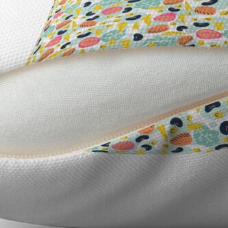 Alternate view of Chicken taco salad Floor Pillow