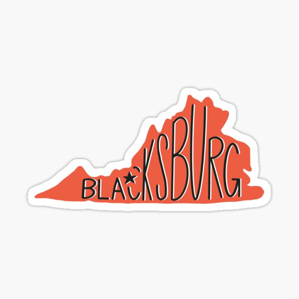 Blacksburg, VA Sticker