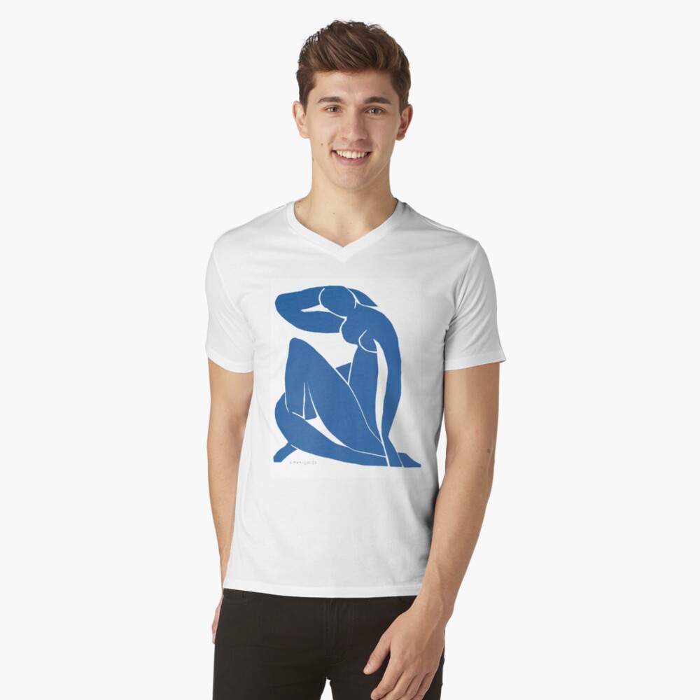 Aperçu de l'œuvre T-shirt col V créée et vendue par studiofrivolo.