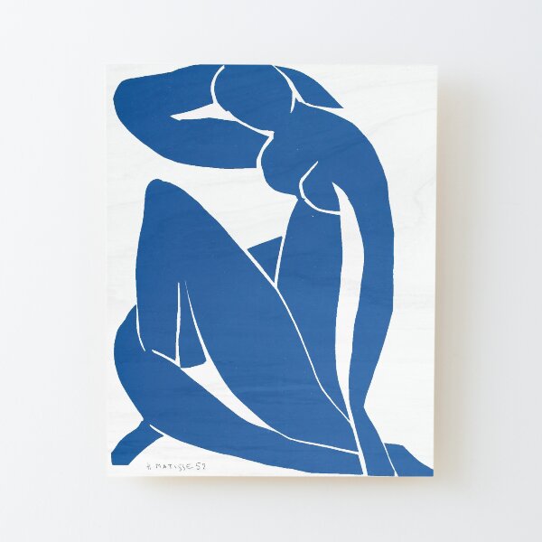 Henri Matisse - Nu bleu XII Impression montée sur bois