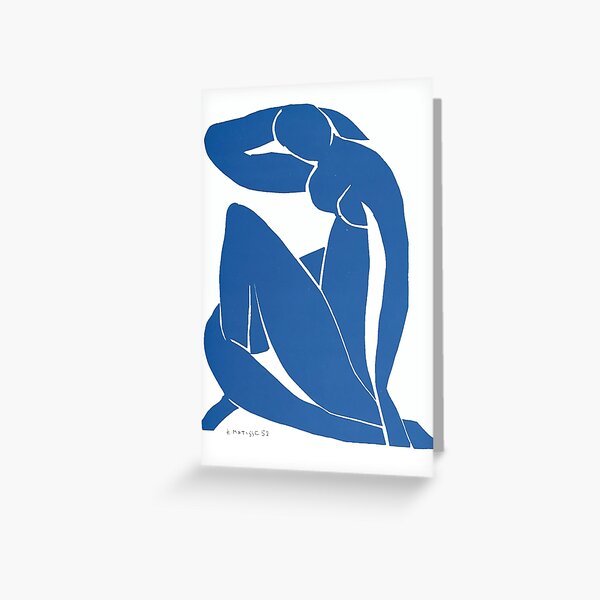 Henri Matisse - Desnudo azul XII Tarjetas de felicitación