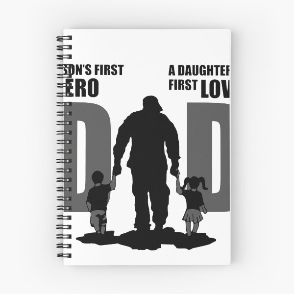 Item preview, Dad a son's first hero Daughter's first love father's day designed and sold by HenryHansons.