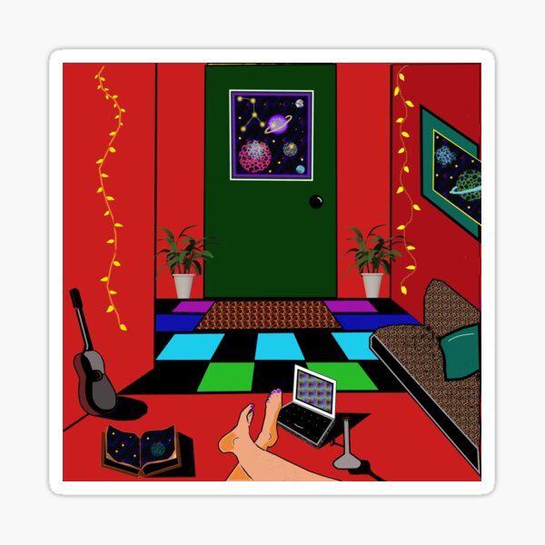social distancing Sticker