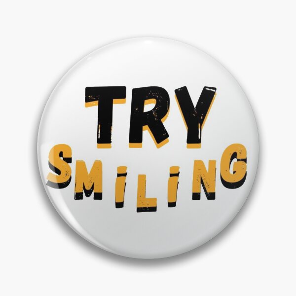 Item preview, Try Smiling designed and sold by Kid Wits Ink  "Wise enough to leave a lasting impression!".