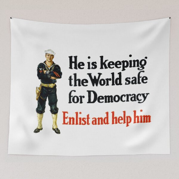Item preview, He Is Keeping The World Safe For Democracy designed and sold by warishellstore.