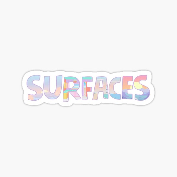 Surfaces Music Album Covers Sticker