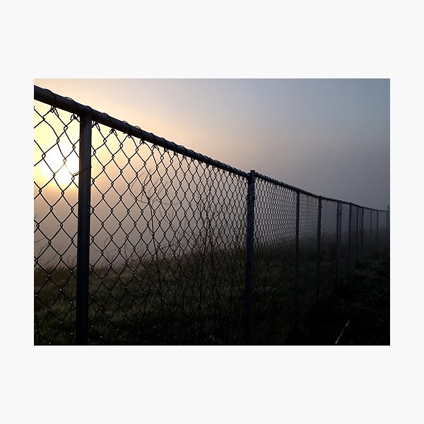 Fenced Sun Photographic Print