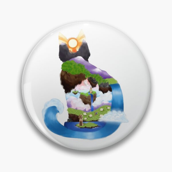 Item preview, Cat Island Sticker designed and sold by MaebyMazz.