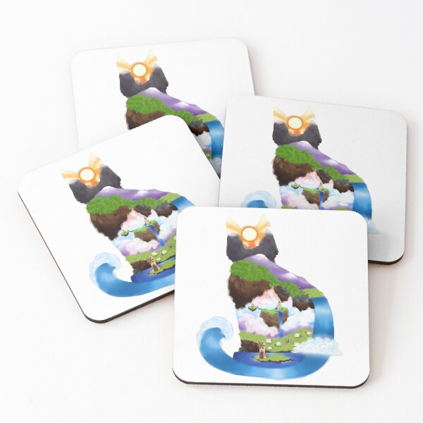 Item preview, Cat Island Sticker designed and sold by MaebyMazz.