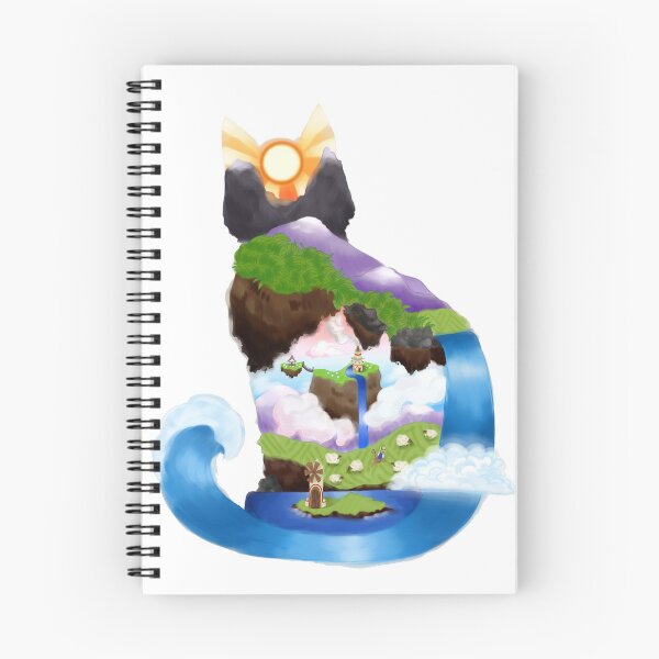 Item preview, Cat Island Sticker designed and sold by MaebyMazz.