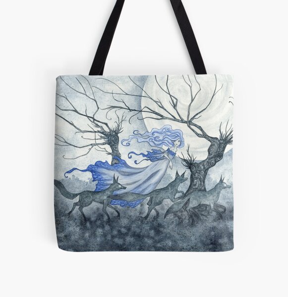 Vista previa del artículo con la obra «Sueño de lobo», diseñado y vendido por AmyBrownArt.