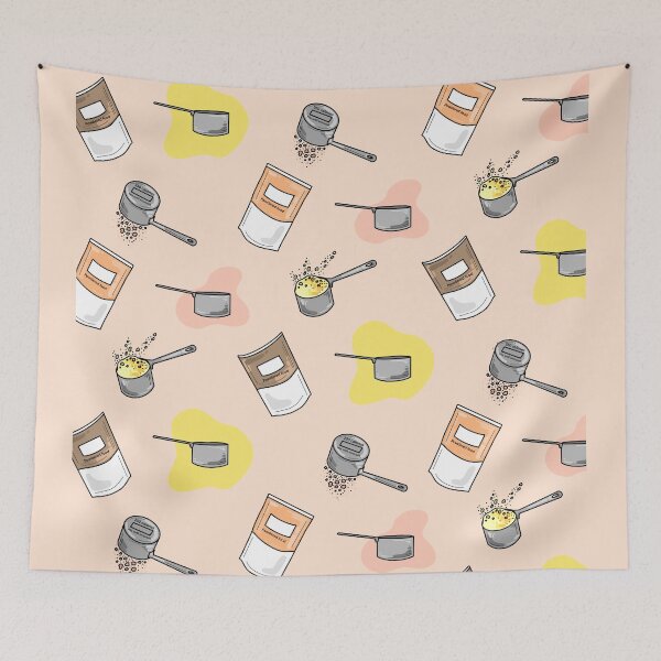 Item preview, Powder Food Print  designed and sold by ArtbyAbbyLamdan.