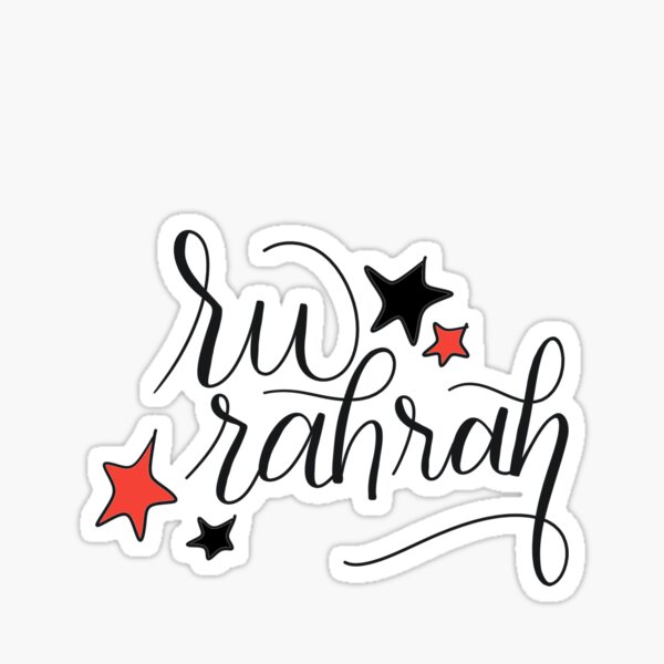 Rah Stickers Redbubble