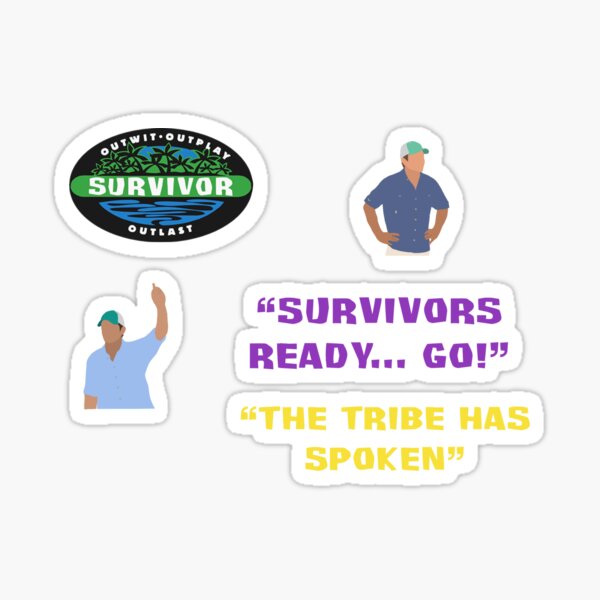 CBS Survivor Pack Sticker