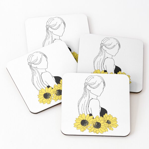 Item preview, Lady with Sunflowers | Colour designed and sold by SK AP.