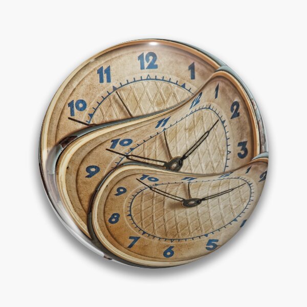 Item preview, Liquid and flexible time concept. Surreal Alarmclock transforming isolated on white. designed and sold by IaroslavB.