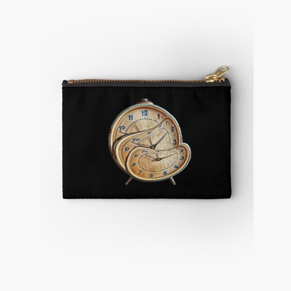 Item preview, Liquid and flexible time concept. Surreal Alarmclock transforming isolated on white. designed and sold by IaroslavB.