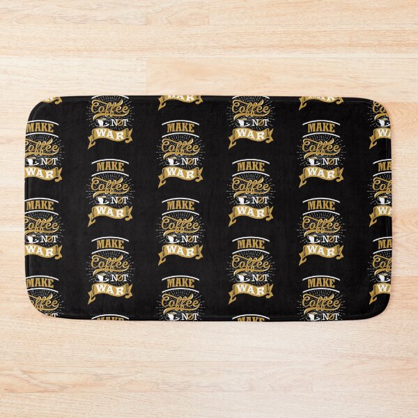 Item preview, Make coffee not war, black designed and sold by coffeeapparel.