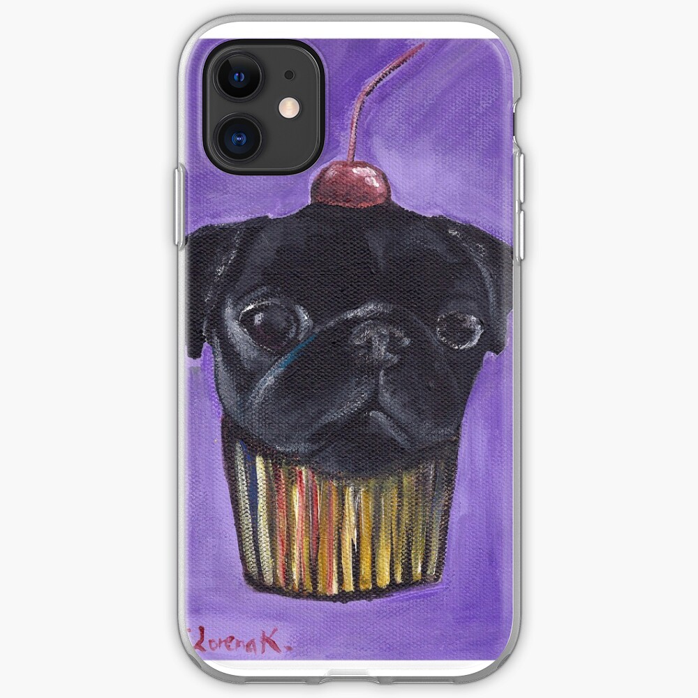 black pug cake