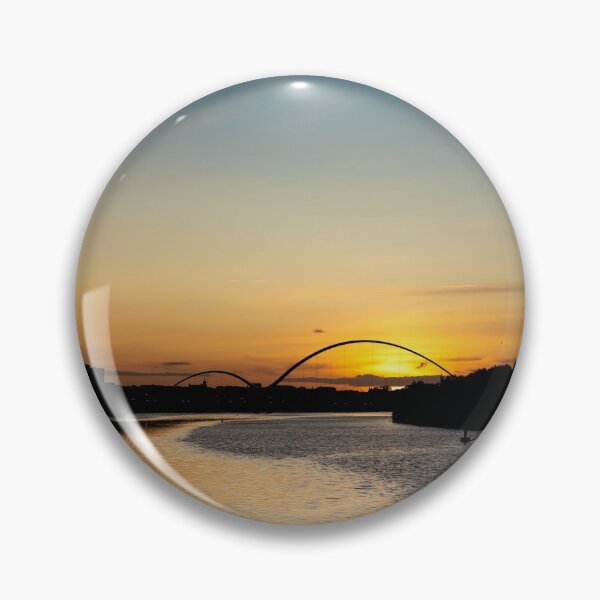 Item preview, Infinity Bridge at Sunset designed and sold by Lanean.