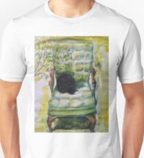 Natasha in the Chartreuse Chair Unisex T-Shirt