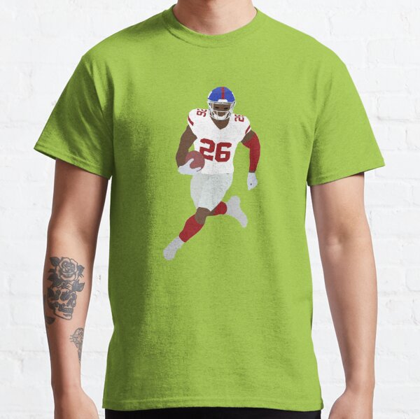 Saquon Barkley Shirt, New York Football Men's Cotton T-Shirt