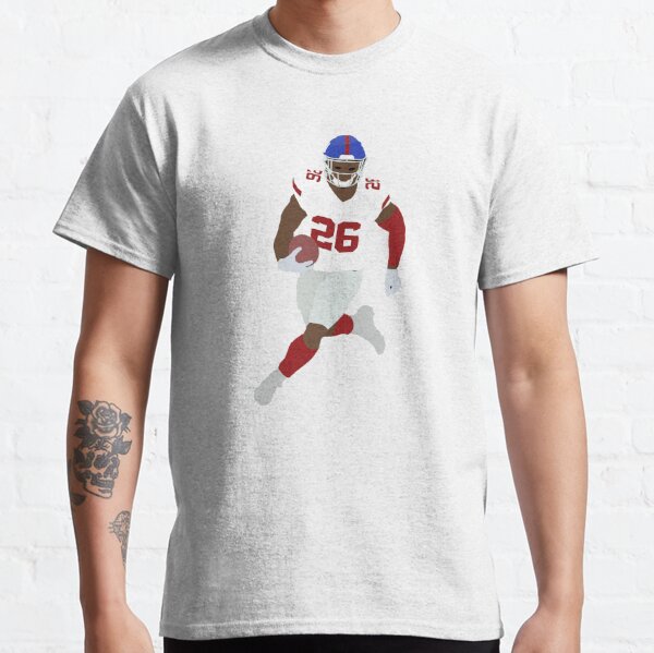 SALE!!! Saquon Barkley New York Giants Name & Number T-Shirt Gift Fan  S_5XL