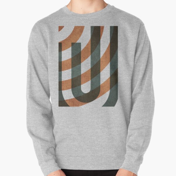 ABSTRACT ALPHABET / Decorative J Pullover Sweatshirt