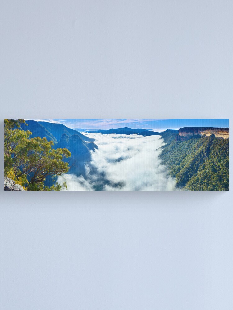 Thumbnail 2 of 3, Canvas Print, Kanangra Valley, Kanangra-Boyd National Park, New South Wales, Australia designed and sold by Chockstone.