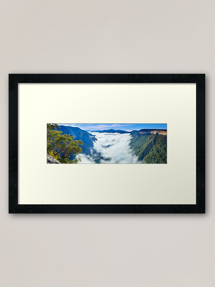 Thumbnail 1 of 7, Framed Art Print, Kanangra Valley, Kanangra-Boyd National Park, New South Wales, Australia designed and sold by Chockstone.