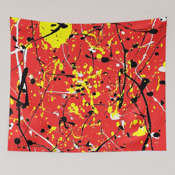 Item preview, Red Black Yellow White designed and sold by Rockett Graphics.