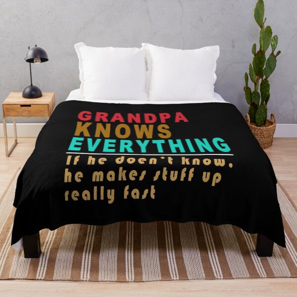 Item preview, Grandpa Knows Everything designed and sold by majeed10.