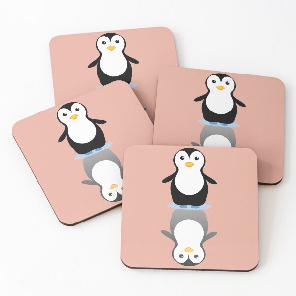 Item preview, LONELY PENGUIN REFLECTING designed and sold by Jean Gregory Evans.